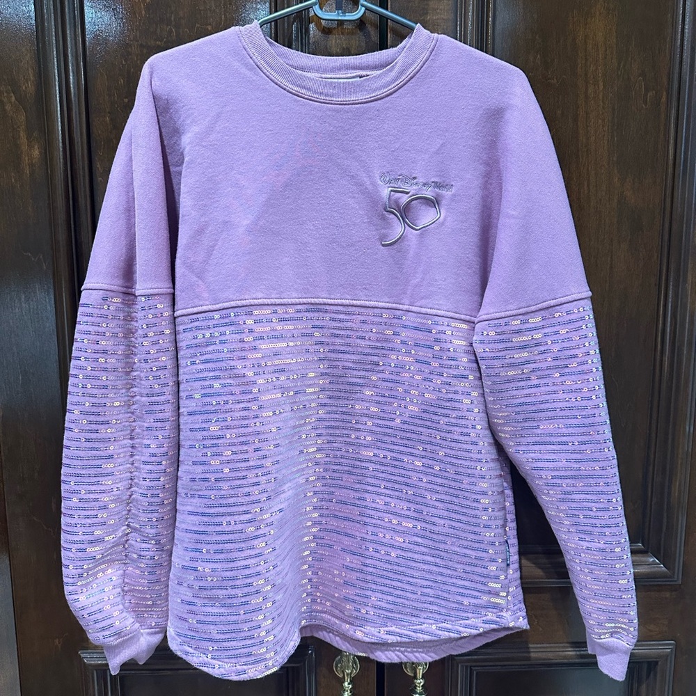 50th anniversary Disney sequins sweatshirt